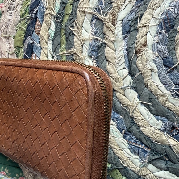 Bottega Veneta Brown Woven Leather Wallet Intrecciato - Picture 8 of 16